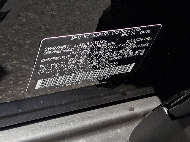 New 2026 Subaru Outback Touring XT AWD/4WD image 11
