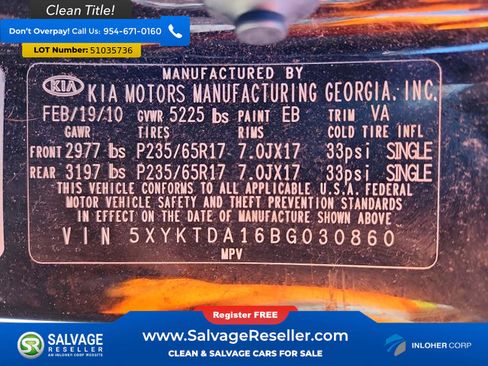 Used 2011 Kia Sorento LX w/ Convenience Pkg AWD/4WD image 17