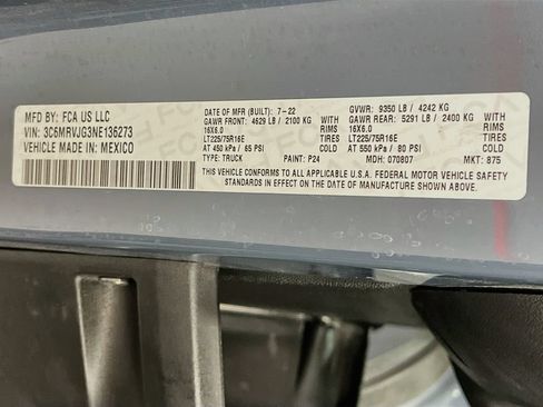 Used 2022 RAM ProMaster 3500 w/ Fleet Safety Group FWD image 29