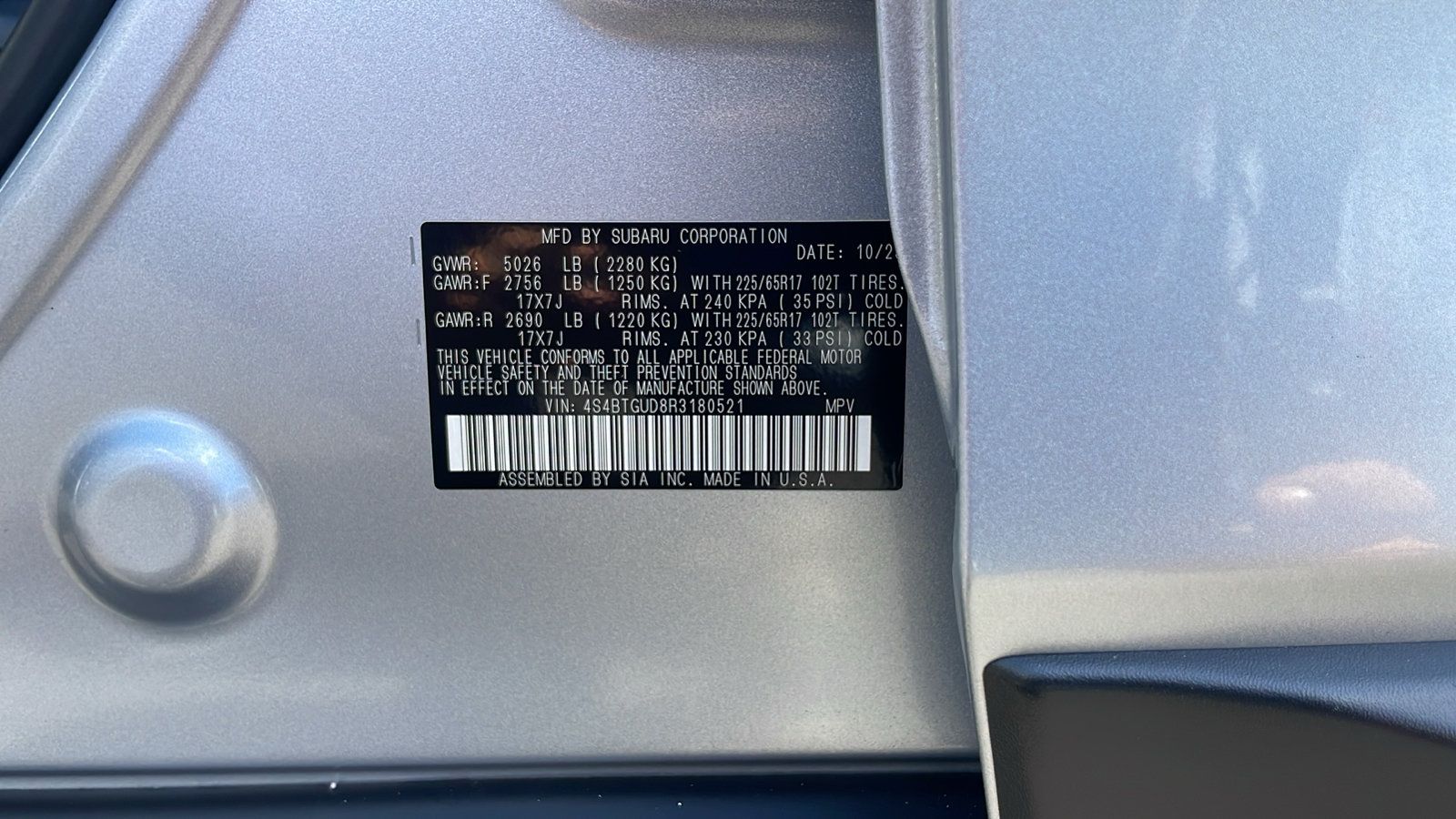 Used 2024 Subaru Outback Wilderness AWD/4WD image 29