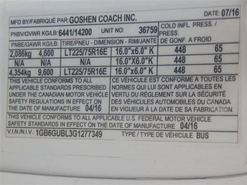 Used 2016 Chevrolet Express 4500 w/ Shuttle Bus Package image 16