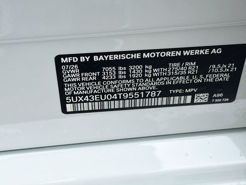 New 2026 BMW X5 xDrive50e w/ Executive Package AWD/4WD image 43