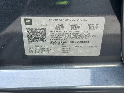 Used 2019 Chevrolet Silverado 1500 Custom Trail Boss w/ Custom Convenience Package AWD/4WD image 38