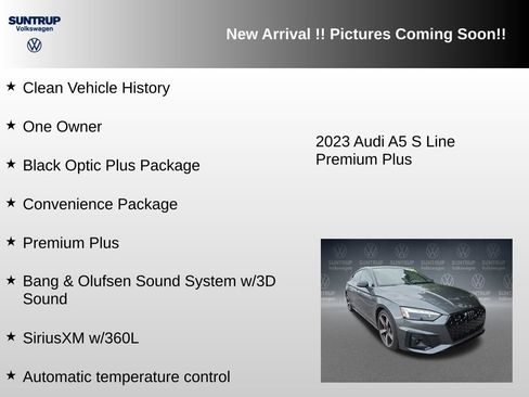 Used 2023 Audi A5 2.0T Premium Plus w/ Premium Plus AWD/4WD image 6