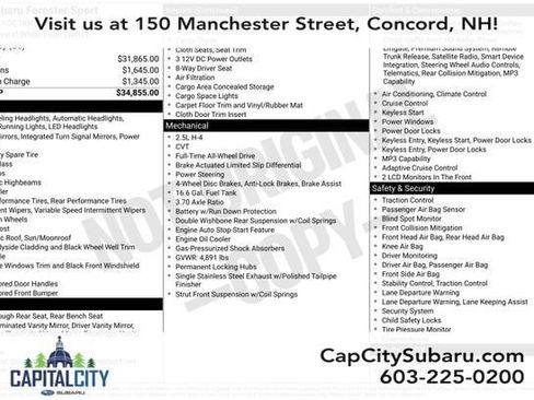 Used 2024 Subaru Forester Sport image 1