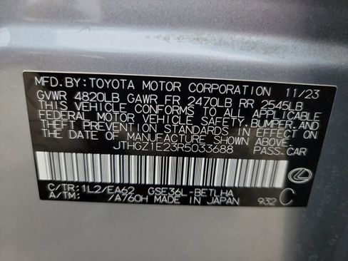 Used 2024 Lexus IS 350 F Sport w/ Navigation Package AWD/4WD image 25