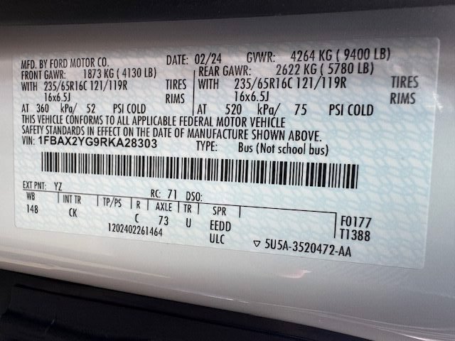 Used 2024 Ford Transit 350 XLT RWD image 23