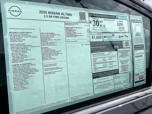 New 2026 Nissan Altima 2.5 SR FWD image 15