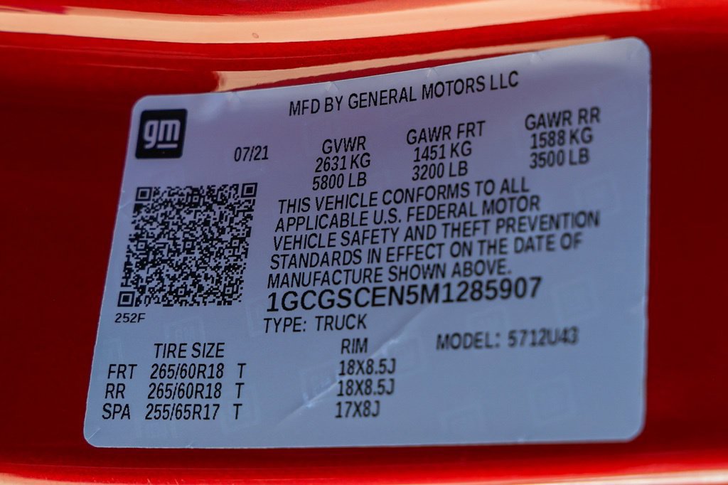 Used 2021 Chevrolet Colorado LT w/ Luxury Package RWD image 34