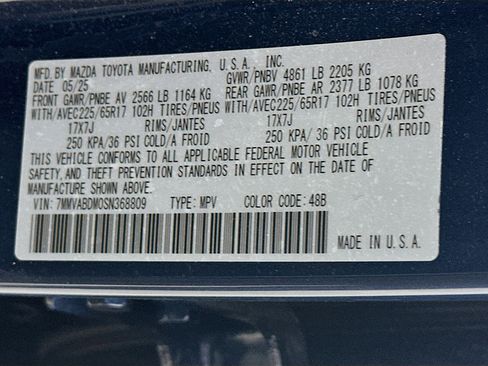 Used 2025 MAZDA CX-50 AWD 2.5 S w/ Premium Package image 12