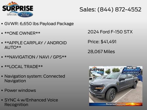 Used 2024 Ford F150 STX AWD/4WD image 7