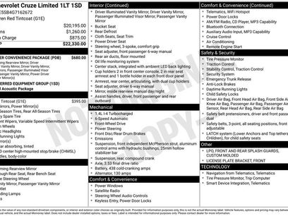 Used 2016 Chevrolet Cruze LT