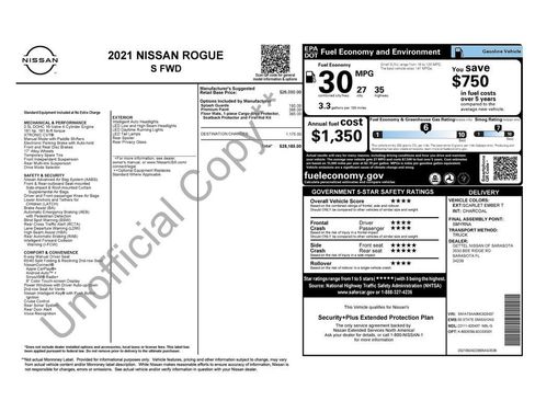 Used 2021 Nissan Rogue S FWD image 5