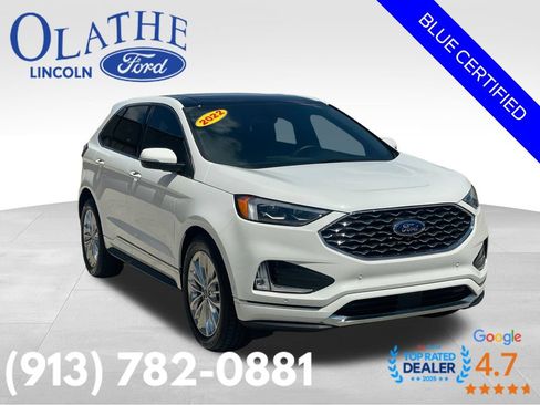 Certified 2022 Ford Edge Titanium w/ Equipment Group 301A AWD/4WD image 8