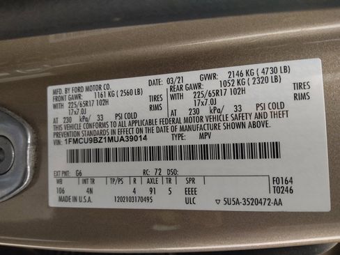 Used 2021 Ford Escape SE AWD/4WD image 33
