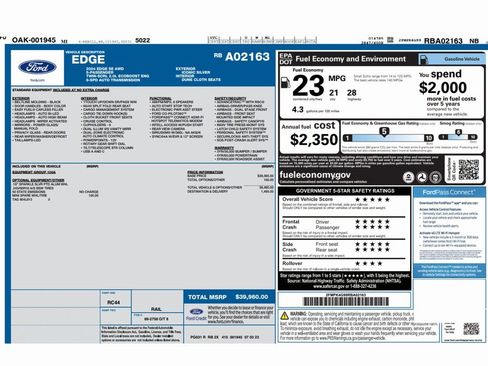 Used 2024 Ford Edge SE image 2