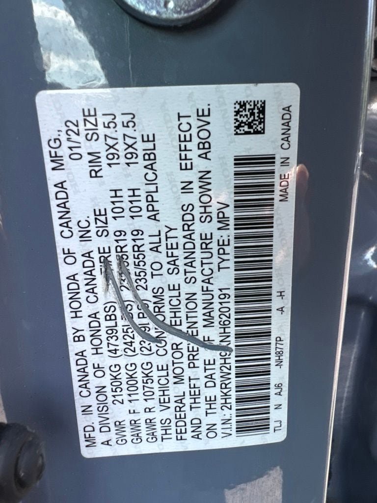Used 2022 Honda CR-V Touring image 11