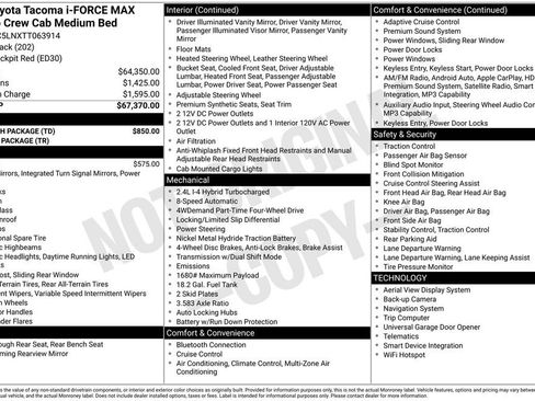 New 2026 Toyota Tacoma TRD Pro w/ Tow Tech Package AWD/4WD image 4
