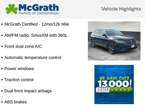 Used 2022 Volkswagen Tiguan SE AWD/4WD image 6