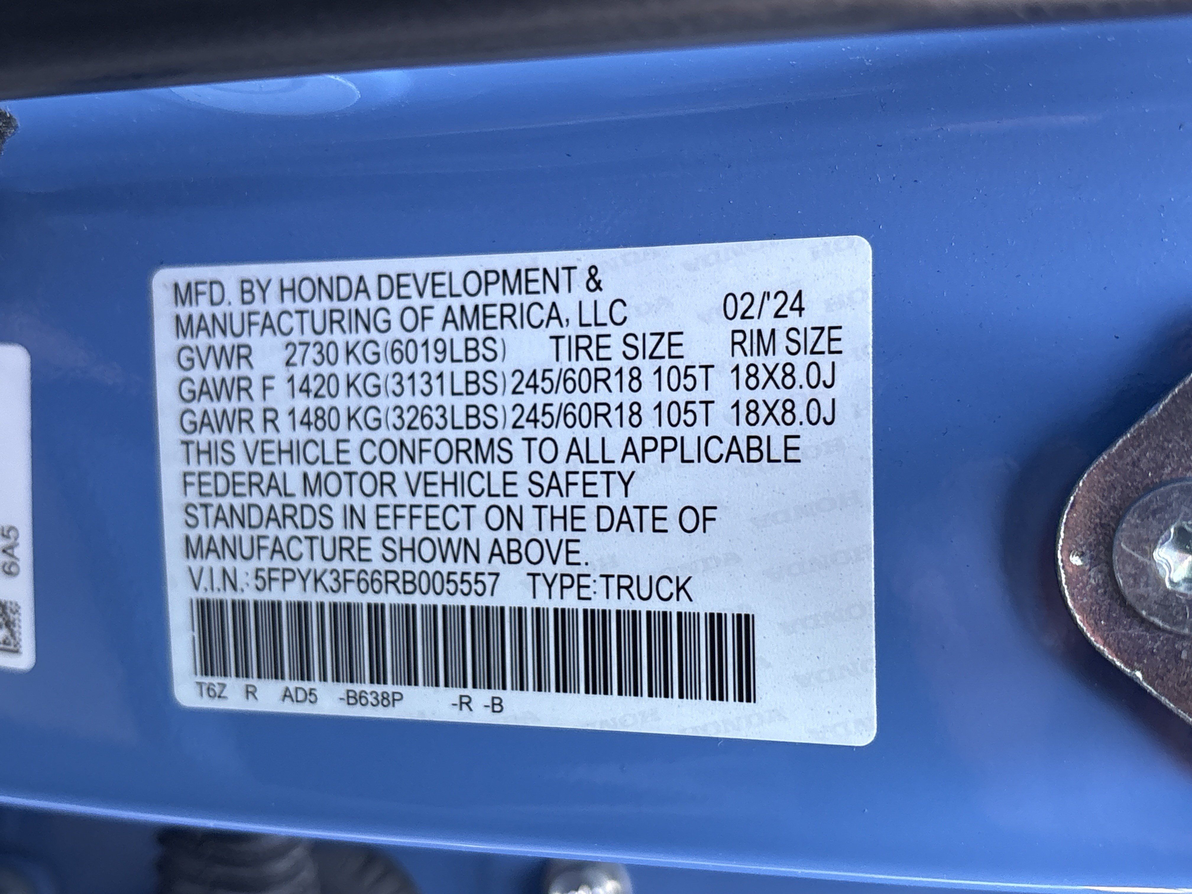Used 2024 Honda Ridgeline TrailSport image 35