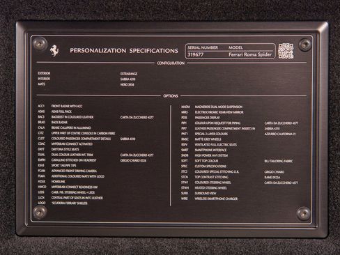 Certified 2025 Ferrari Roma Spider RWD image 39