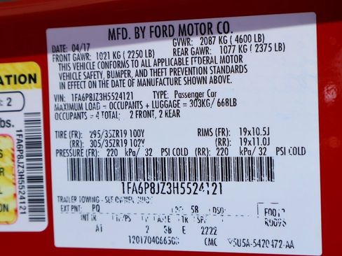 Used 2017 Ford Mustang Shelby GT350 w/ Electronics Package image 28