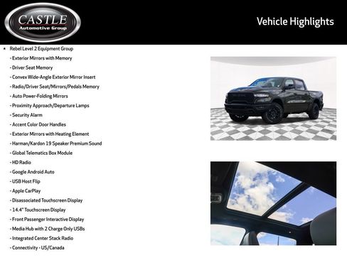 New 2026 RAM 1500 Rebel w/ Rebel Level 2 Equipment Group AWD/4WD image 6