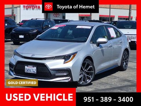 Used 2021 Toyota Corolla SE w/ Carpet Mat Package (TMS) FWD image 1