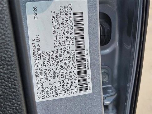 New 2026 Honda Accord LX image 17