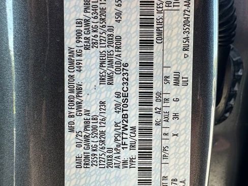Used 2025 Ford F250 Platinum AWD/4WD image 24
