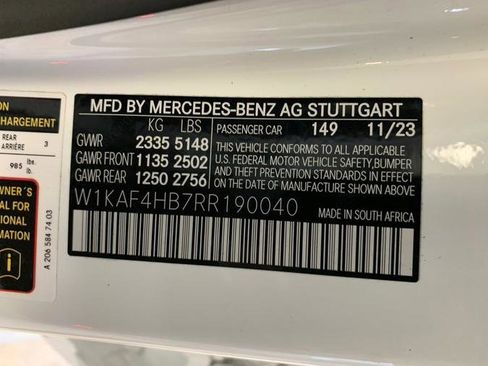 Used 2024 Mercedes-Benz C 300 4MATIC Sedan w/ Pinnacle Trim Package image 65