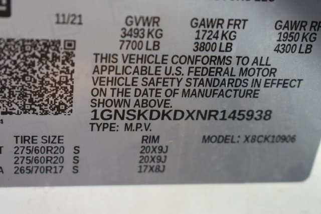 Used 2022 Chevrolet Suburban Z71 w/ Z71 Off-Road Package AWD/4WD image 15