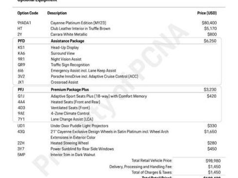 Used 2023 Porsche Cayenne Platinum Edition image 23