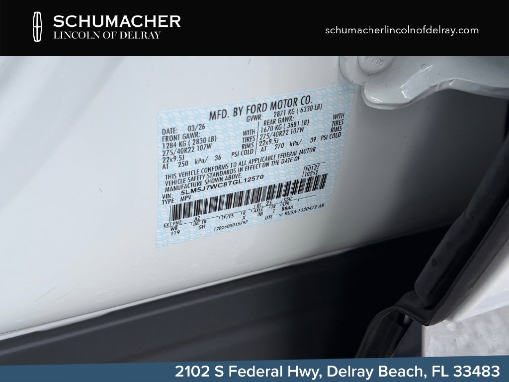 New 2026 Lincoln Aviator Reserve w/ Illumination Package RWD image 17