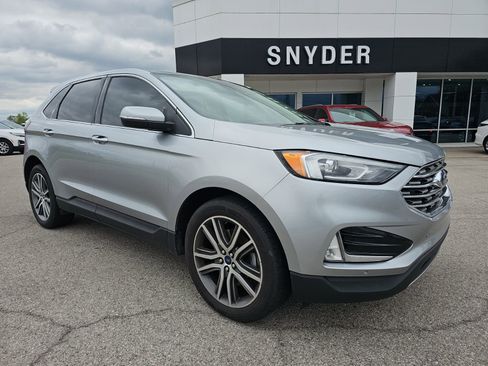 Used 2020 Ford Edge Titanium w/ Class II Trailer Tow Package AWD/4WD image 27