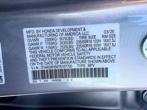 New 2026 Honda CR-V Sport image 20