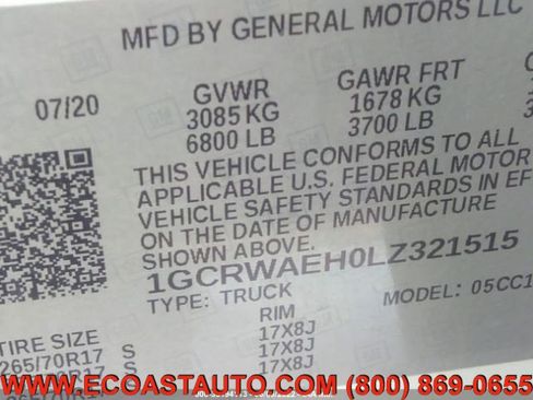 Used 2020 Chevrolet Silverado 1500 W/T image 10