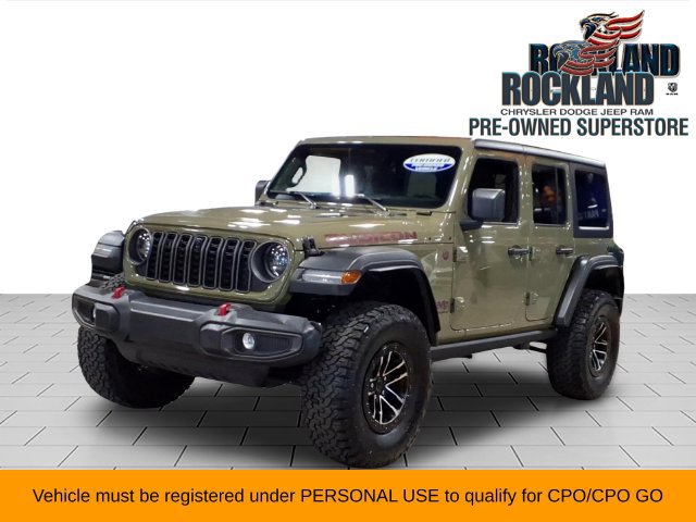 Used 2025 Jeep Wrangler Unlimited Rubicon w/ XTREMEE 35" Tire Package AWD/4WD image 1
