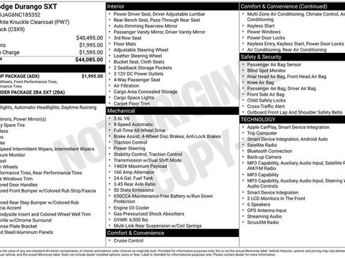 Certified 2022 Dodge Durango SXT w/ Blacktop Package AWD/4WD image 34