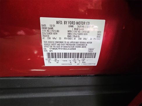 Used 2022 Ford Explorer Limited image 35