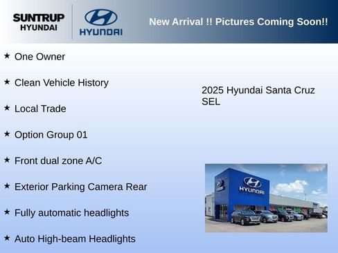 Used 2025 Hyundai Santa Cruz SEL AWD/4WD image 2