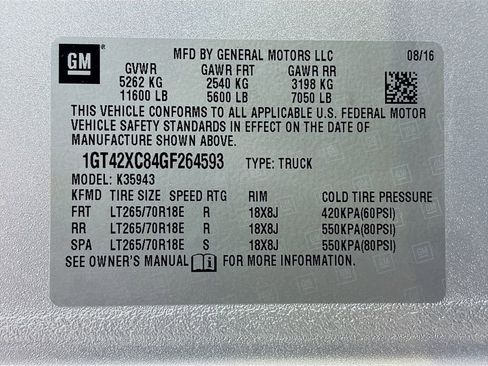 Used 2016 GMC Sierra 3500 SLT w/ Duramax Plus Package image 37