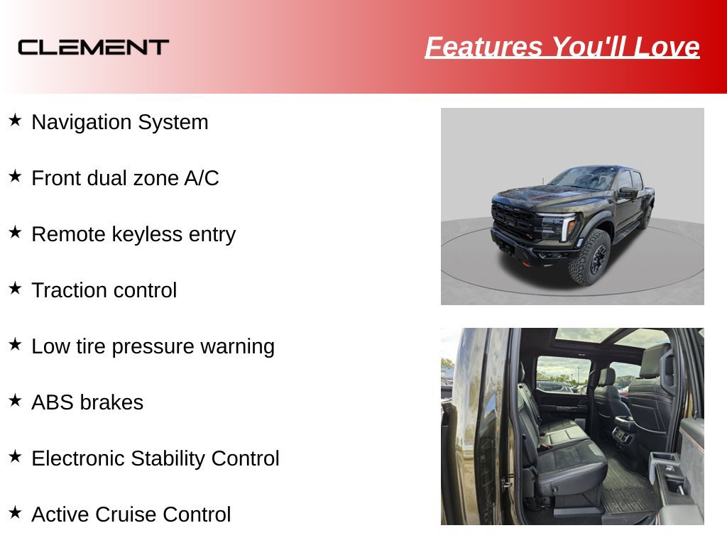 Used 2025 Ford F150 Raptor w/ Equipment Group 803A Raptor R AWD/4WD image 9