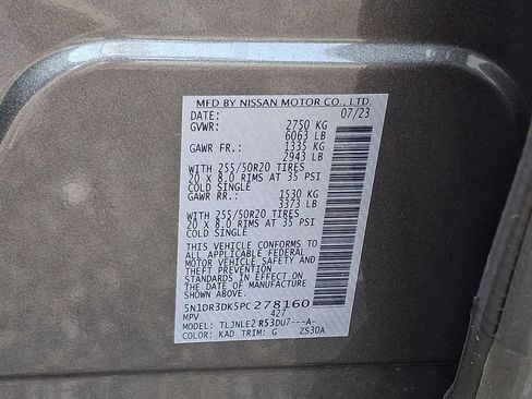Certified 2023 Nissan Pathfinder Platinum AWD/4WD image 30