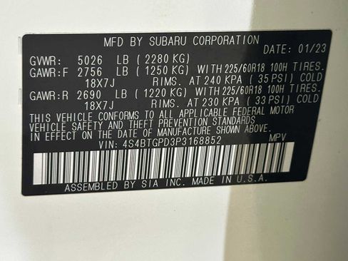 Used 2023 Subaru Outback Touring XT image 33