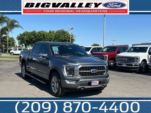 Certified 2022 Ford F150 Platinum w/ Equipment Group 701A High AWD/4WD image 1