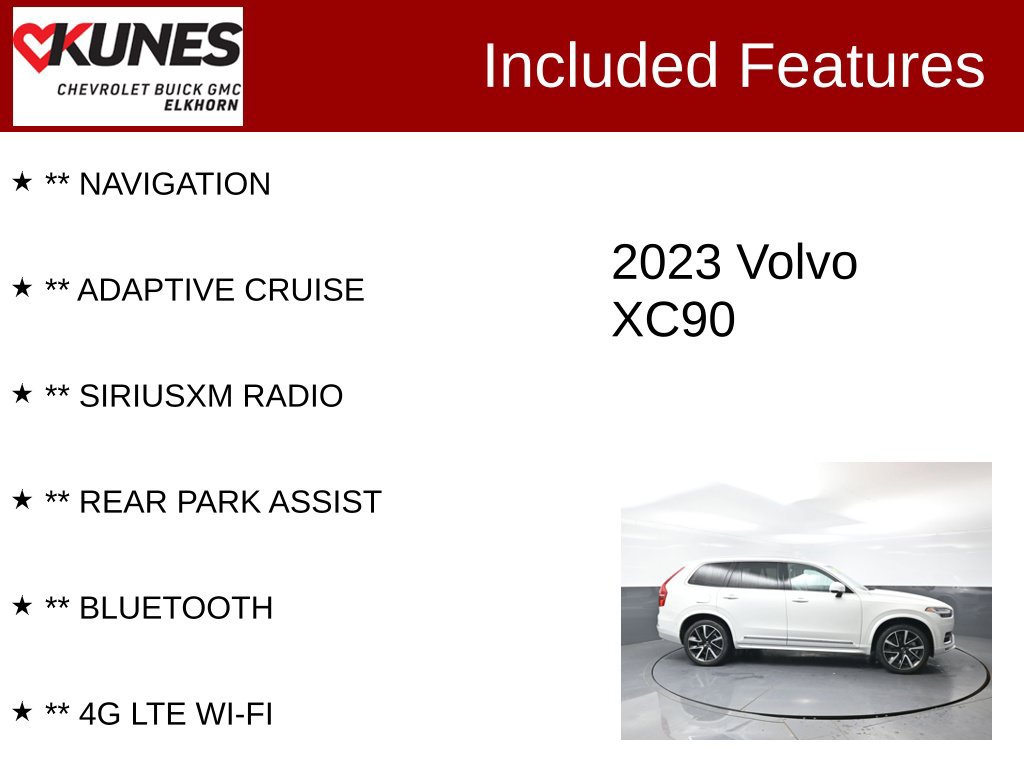 Used 2023 Volvo XC90 B6 Plus w/ Protection Package Premier AWD/4WD image 3