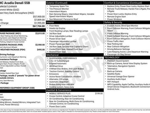 Used 2026 GMC Acadia Denali w/ Super Cruise Package image 46