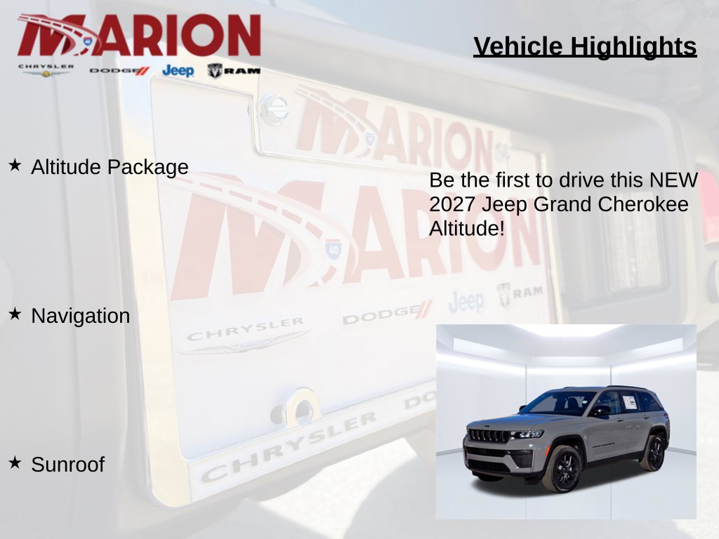 New 2027 Jeep Grand Cherokee Altitude RWD image 5