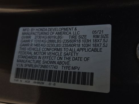 Used 2022 Honda Odyssey EX-L image 19